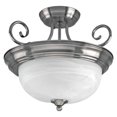 thumbnail image 1 of CANARM Ltd. ISF20BN CANARM Ltd Julianna 2-Light Semi-Flush Mount Brushed Nickel, 1 of 1