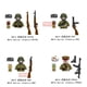 thumbnail image 2 of DIY asuntos militares caballería soviética Afrika Korps bloques de construcción modelo ladrillos mini figuras de juguete de acción juguete para regalo para niños MOC, 2 of 5