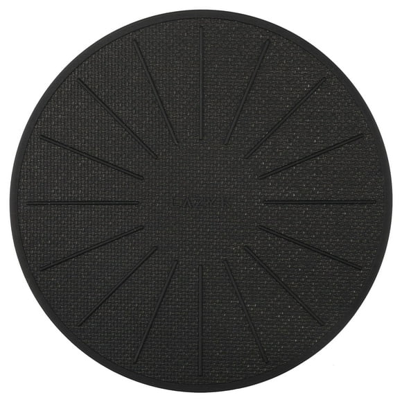 Alfombrilla de inducción Lazy K, silicona, fibra de vidrio, color negro