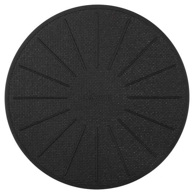 Alfombrilla de inducción Lazy K, silicona, fibra de vidrio, color negro