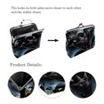 thumbnail image 3 of Bats Stylish Coin Purse Wallet with 0.7 Microfiber Zinc Alloy Jaws, 4.3x4.7 in/11x12 cm Size, 3 of 7