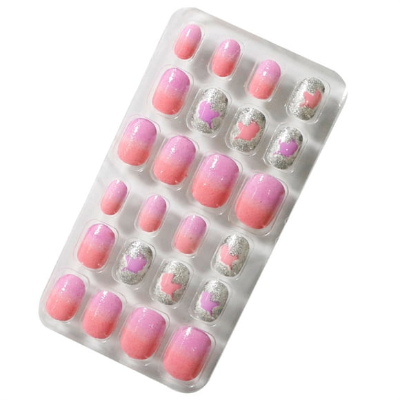Vogacara 1 Juego de limas de longitud media para uñas de niños, prensa mate en palo, envolturas de cubierta completa de Color sólido, suministros de Type3 NO3 Vogacara CE011887-07