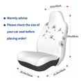 thumbnail image 2 of Picia Dandelion Blowing In The Wind Print Waterproof Sweating Car Seat Cover for Post Gym Workout, Running, Beach and Hiking, Universal Fit Anti-Slip Bucket Seat Protector, 2 of 5