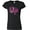Black, variant on Breast Cancer Awareness Women's Wear T-Shirt Outfit Color Black Size Small