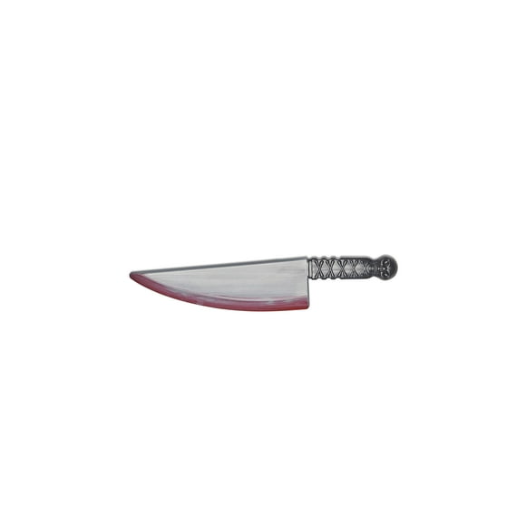 Accesorio de disfraz Seeing Red Bloody Knife negro y gris