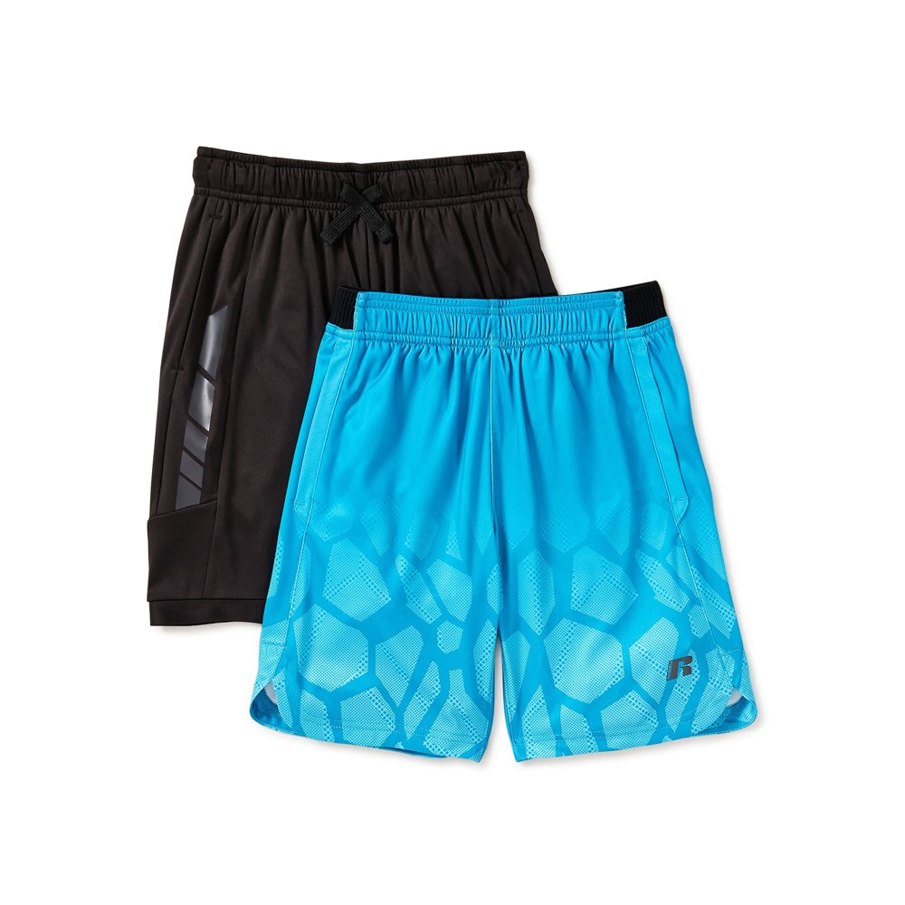 Russell Russell Boys' Print Performance 2Pack Shorts, Sizes 418