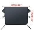 thumbnail image 2 of Winter Car Windshield Snow Cover - Waterproof Oxford Fabric Anti-Frost & Anti-Snow Shield, Protective Car Cover to Keep Windshield Clear of Snow & Ice, All-Weather Accessory, 43.3*59.1in, Black, 2 of 9