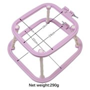 amagogo Desktop Embroidery Frame Cross Stitch Frame for Sewing Punch Quilting Light