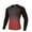 Red, variant on Men's Compression Shirt, Long Sleeve Workout Undershirt Base Layer Athletic Shirt, Men Dry Fit T Shirts Blue XS