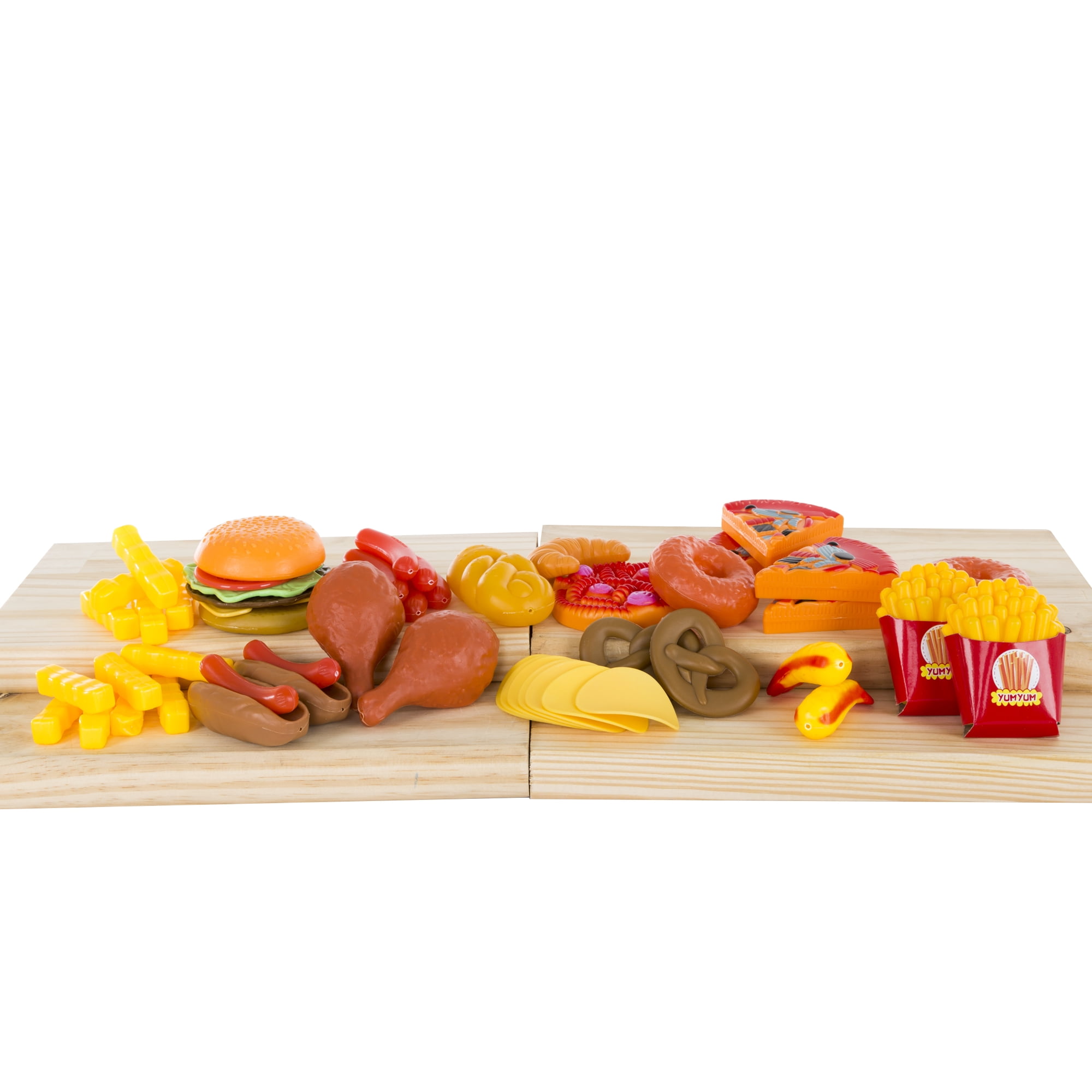 Pretend Play Assorted Food Set - Fresh, Boxed and Canned Food by Hey! Play!