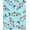 Blue, Pattern 2, variant on ODIKA 4'x6' Machine Washable Non-Slip Area Rug, Holiday Nautical Fishing Latch Hook Design With Ornament and Wave High Traffic Rug, Black, 643026