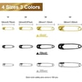 thumbnail image 2 of Safety Pins, 540 Pcs Premium Safety Pins, 4 Sizes Durable Rust-resistant Safety, 2 of 5