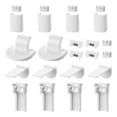 thumbnail image 1 of Soporte de abrazadera plisada, accesorios para persianas plisadas, juego de soporte de abrazadera plisada fácil de instalar para sala de estar, perfecl Pestañas de reparación ciega, 1 of 8
