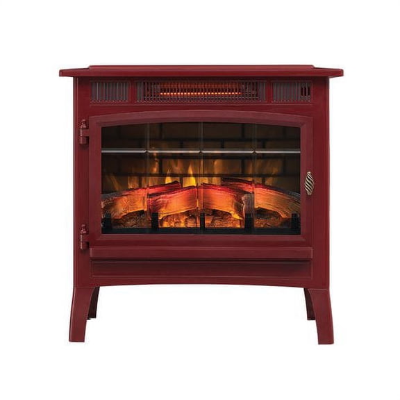 Duraflame 3D 24" W x 23.4" H x 12.9" D Infrared Electric Fireplace Stove - Cinnamon, DFI-5010-03
