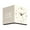 Milk white Lightless model plus, variant on Gieenan Stylish Corner Wall Clock Plugging In Clock for Farmhouses Kitchen or Bedroom