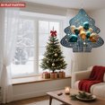 thumbnail image 2 of Metal Hanging Christmas Tree Wind Decorations - Colorful Gold & Teal Balloon Design Festive Garden Spinners for Yard Decor, 2 of 7