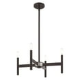 thumbnail image 3 of Livex Lighting - Copenhagen - 4 Light Mini Chandelier in Mid Century Modern, 3 of 11