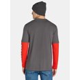thumbnail image 5 of Deadpool, Men's & Big Men's Long Sleeve Graphic Tee Shirt and Beanie Hat Set, Sizes XS-3XL, 5 of 5
