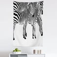 thumbnail image 1 of Safari Tapestry, Zebras Animals Skin Print with Stripes Jungle Wildlife Picture Art, Fabric Wall Hanging Decor for Bedroom Living Room Dorm, 5 Sizes, Black and White, by Ambesonne, 1 of 1