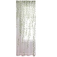thumbnail image 1 of Ventana transparente con patrón de mimbre moderno, cortina transparente para ventana de privacidad para dormitorio, 1 of 7