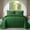 Dark green, variant on Plain Color Ultrasonic Embossed Bedspread Set - 2/3PCS (1 Quilt+1/2 Pillowcases), Gentle Skin-Friendly, Fade Resistant, Multi-Scenario Use, Machine Cleanable(Dark grey,Twin)