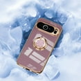 thumbnail image 6 of TECH CIRCLE Soft Silicone Phone Case, Google Pixel 9 Pro XL Case 6.8" (2024), Shiny Plating Cute Case with Magnetic Kickstand /Finger Ring Holder, Durable TPU Slim Thin Lightweight Cover, Lightpurple, 6 of 6