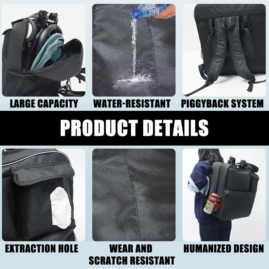 Practical Baby Strollers Storage Hand Bag Travel Carry Case For Everyday Out