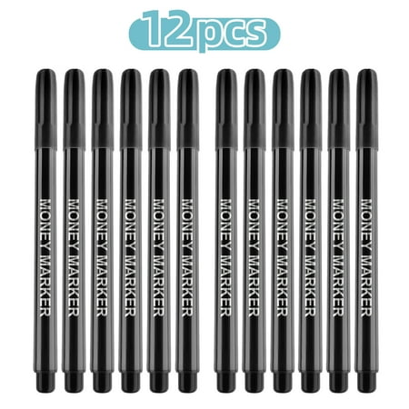 Money Detector,To Use Counterfeit Pen Real Fake Bills Real Money Markers And To Usd Rmb And Pristin Money Bills Rookin Money Bills Markers Pen Siuke 12pcs