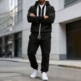 thumbnail image 4 of Aofany Men's 2 Piece Tracksuits Sets Jogging Sweatsuits Full Zip Hoodie & Sweatpants Warm Up Track Suits, 4 of 7