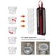 thumbnail image 4 of Juego De Botellas De Especias 5 unids/pack tarro de especias portátil 40ml caja de almacenamiento de condimentos de Picnic (negro) Ehuebsd Para Estrenar, 4 of 9