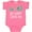 Hot Pink, variant on Inktastic Pappy Loves Me Grandson Boys or Girls Baby Bodysuit