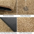 thumbnail image 4 of Findosom 24"x95" Front Door Mat Indoor Runner Rug Welcome Mats for Entryway, Heavy Duty Resist Dirt Doormat, Absorbent Low Profile Porch Patio Entrance Mat, Washable Non Slip Outside Mat, Dog Khaki, 4 of 7