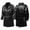 Black, variant on DAFPZW Men’s Leather Trench Coat Lapel Collar Classic Design Mid Length Motorcycle Jacket with Belt