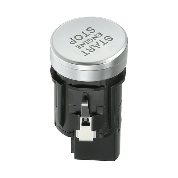 Push Button Starter Switch No.4G1905217A Engine Start Stop Switch Button for Audi A6 16-18 Silver Tone
