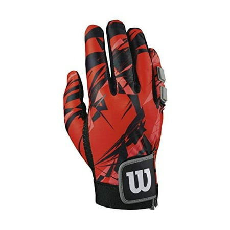 Wilson Clutch Racquetball Right Hand Glove, Red/Black, Medium