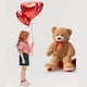 thumbnail image 3 of Peluche con forma de oso de peluche HollyHome, 90 cm, con corazón rojo HollyHOME HollyHOME, 3 of 9