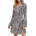 thumbnail image 3 of Women's Halloween Disco Dress 70'S Dance Costume Outfit with Headband Black S, 3 of 7