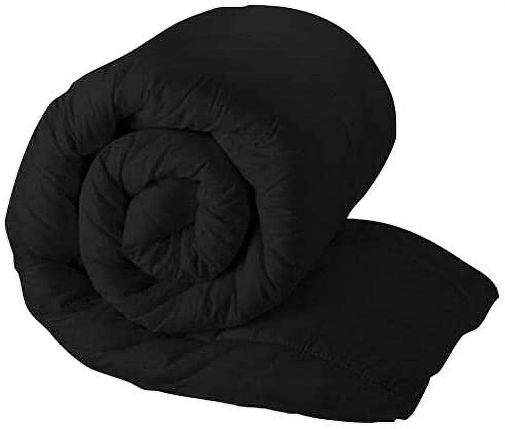 7 Piece Bamboo Bed Sheet for Bed - 100% Pure Bamboo - Fit 22" Inch Deep Pocket Silk Feel and Comfortable, Cooling, Anti-Static, Easy Care, Soft and Luxury - Black Solid, Full XXL Size.