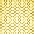 thumbnail image 1 of Ahgly Company Machine Washable Indoor Square Trellis Yellow Contemporary Area Rugs, 7' Square, 1 of 4