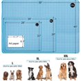 thumbnail image 2 of Dog Cooling Mat, Pet Dog Self Cooling Pad, Ice Silk Washable Summer Cool Mat for Cats, Kennels, Crates and Beds (XX-Large 59''×40'', Blue), 2 of 5