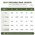 thumbnail image 5 of MERIDIANO Men's Windbreaker Jackets for Men - Lightweight Packable Hooded Jacket with Sling Bag, 5 of 8