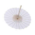 thumbnail image 3 of Paraguas de papel blanco para boda, recuerdo, decoración para fiesta, accesorio para fotografía nupcial, radio de 42 cm, 3 of 6