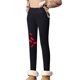 thumbnail image 3 of Gibobby Pantimedias Invierno Dama Leggings informales de invierno para mujer, pantalones capri térmicos con cintura elástica, pantalones de entrenamiento, pantalones estampados térmicos (Rojo, L), 3 of 5