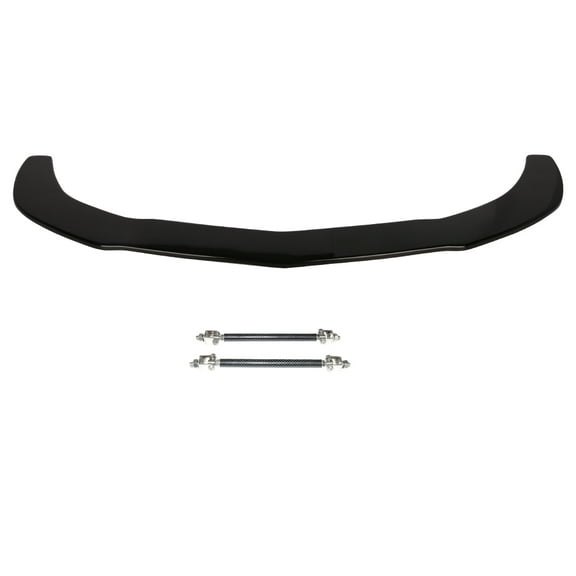 Ikon Motorsports Compatible with 14-16 Benz CLA Class Front Bumper Splitter Lip With Hardware CF Look