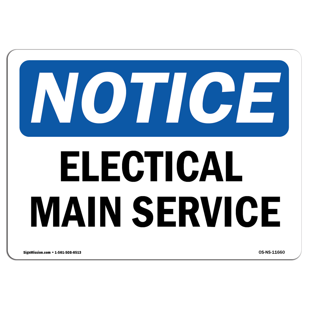 OSHA Notice Temporarily Out Of Service SignHeavy Duty Sign or Label