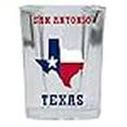 thumbnail image 3 of Verre à Shot Carré San Antonio Texas Lot de 4, 3 of 3
