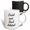 Multicolor, variant on 3drose, Email Sent. Soul Deleted., 11oz Two-tone Blue Mug