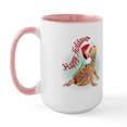 thumbnail image 2 of CafePress - Bearded Dragon Happy Holiday Large Mug - 15 oz Ceramic Large White Novelty Mug, 2 of 4