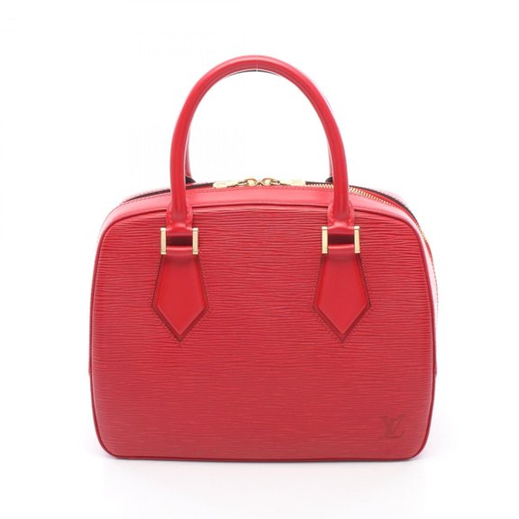 Pre-Owned Louis Vuitton Sablon Epi Castilian Red Handbag, Leather, Women's, Red, M52047