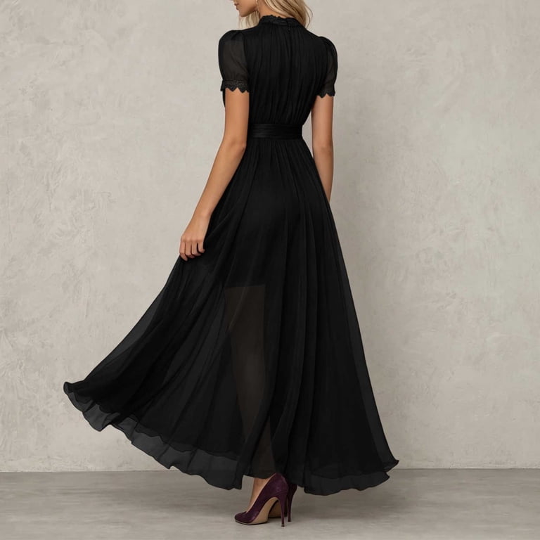 trendy cocktail dresses 2020 A-LINE DRESS WITH FLORAL DETAILS CD9245 This dress SNATCHED me…😳😭 Black Size Plus Size Short Wedding Dresses Women's US Size:9.5